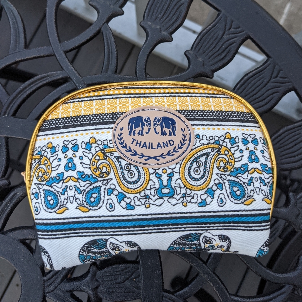 🆕Thailand Handmade Elephant Canvas Pouch